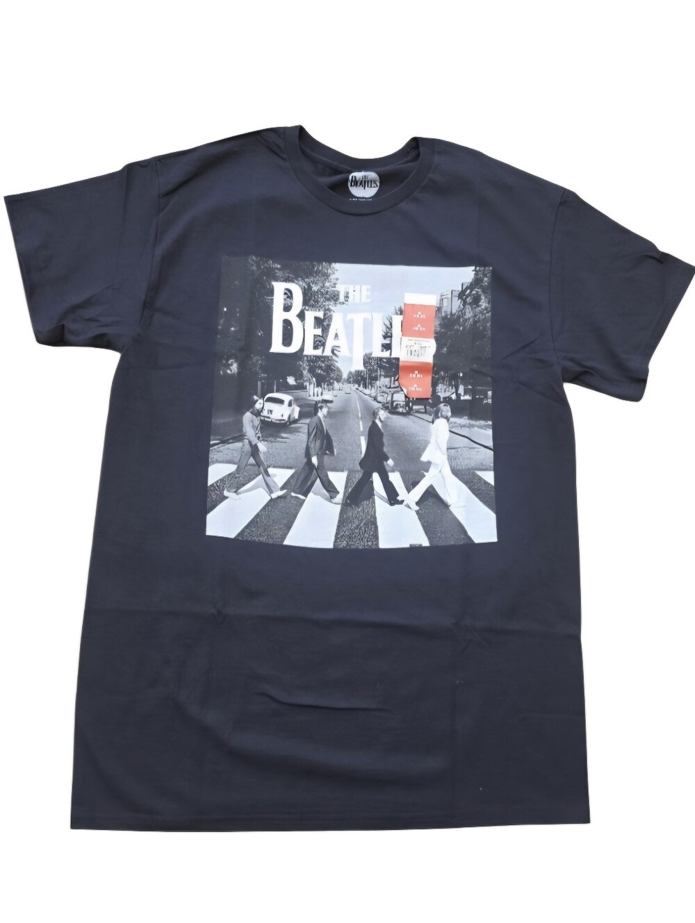 NWT The Beatles Graphic T-Shirt Abbey Road Cover. Black Tee. Men's Medium.